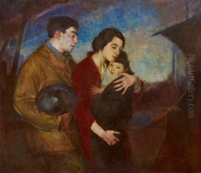THE FAMILY Oil Painting by Charles Hawthorne