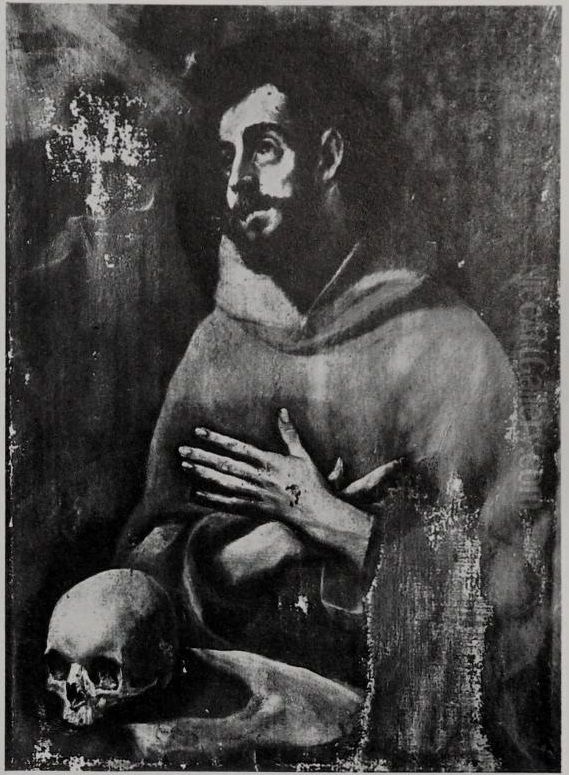 Saint Francis in Ecstasy Oil Painting by El Greco