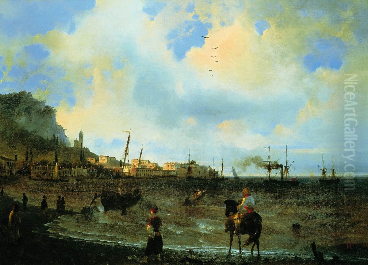 <<Alta.>> Oil Painting by Ivan Aivazovsky