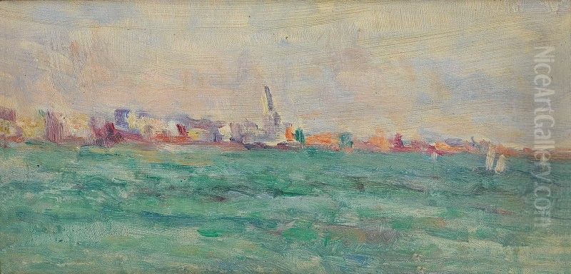 VUE DE PARAME Oil Painting by Maximilien Luce VUE DE PARAME Oil Painting by Maximilien Luce