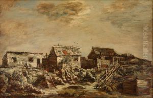 SHANTIES, SEVENTH AVENUE AND FIFTY-FIFTH STREET