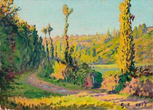 VALLEE DU TRIEUX, PRES DE GUINGAMP, LE SOIR