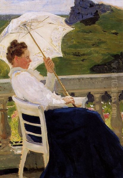 Natalia Borisovna Nordman-Severova Oil Painting by Ilya Repin