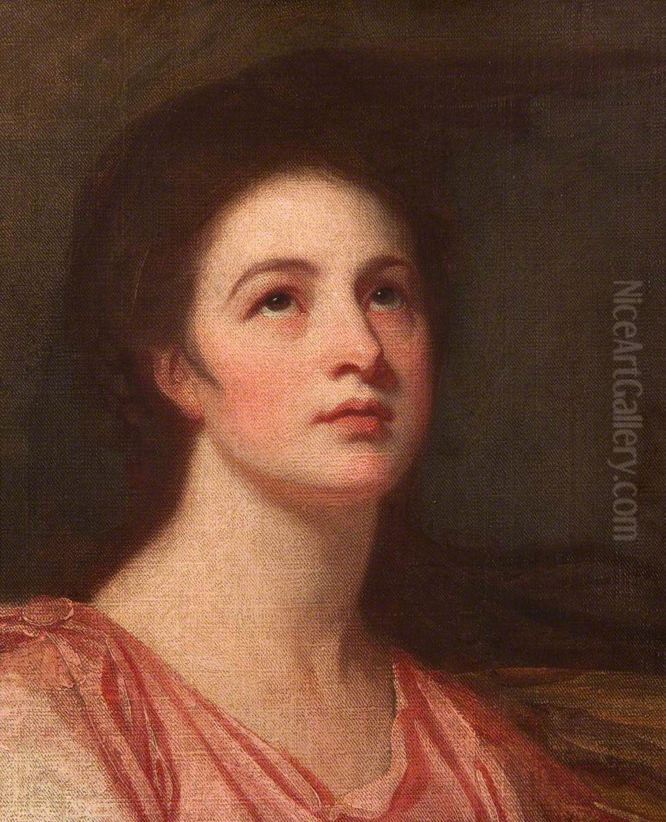 Miss Vernon as Hebe Oil Painting by George Romney