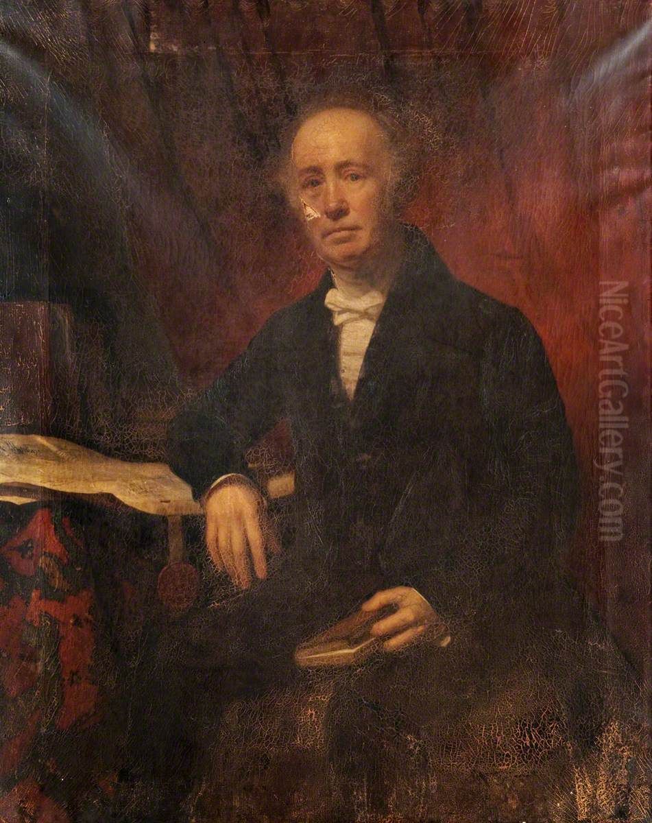 Professor James Adair Lawrie; (1801-1859) Oil Painting by John Graham Gilbert