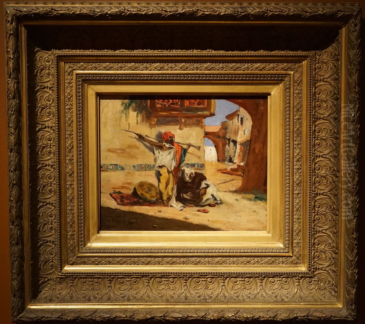 Sentinelle marocaine Oil Painting by Regnault Henri