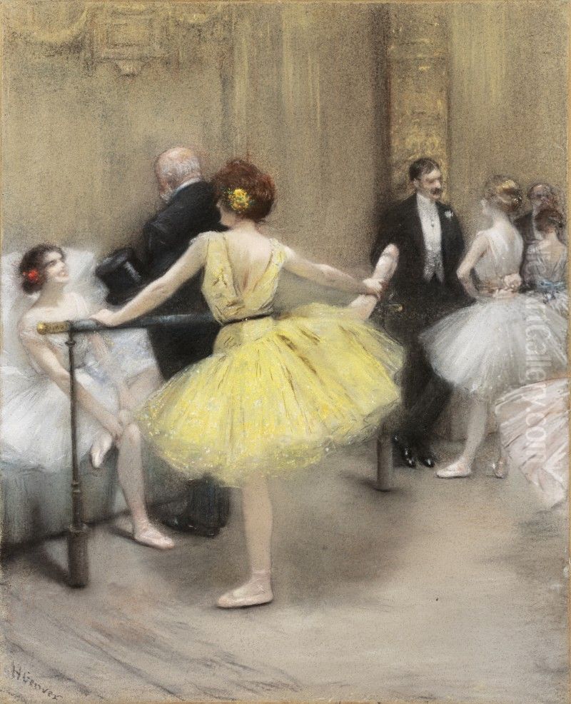 BALLERINAS Oil Painting by Henri Gervex