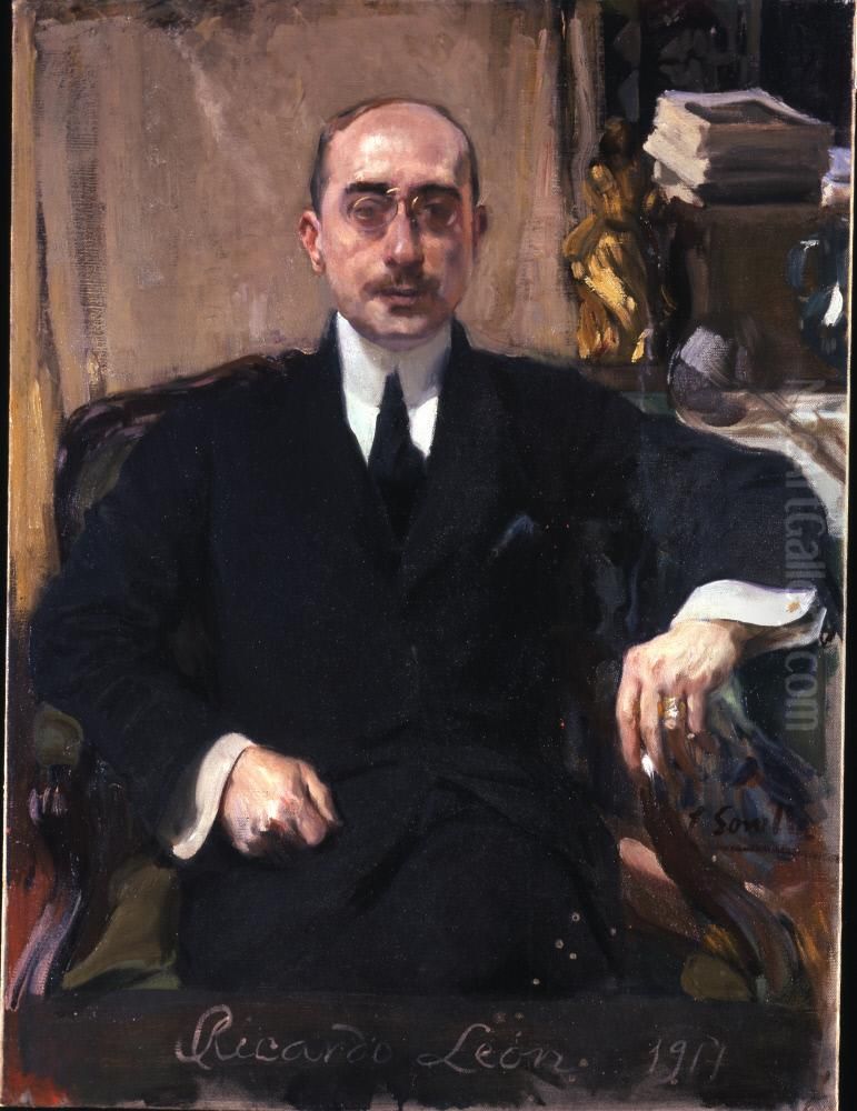 Ricardo de Leon y Roman Oil Painting by Joaquin Sorolla