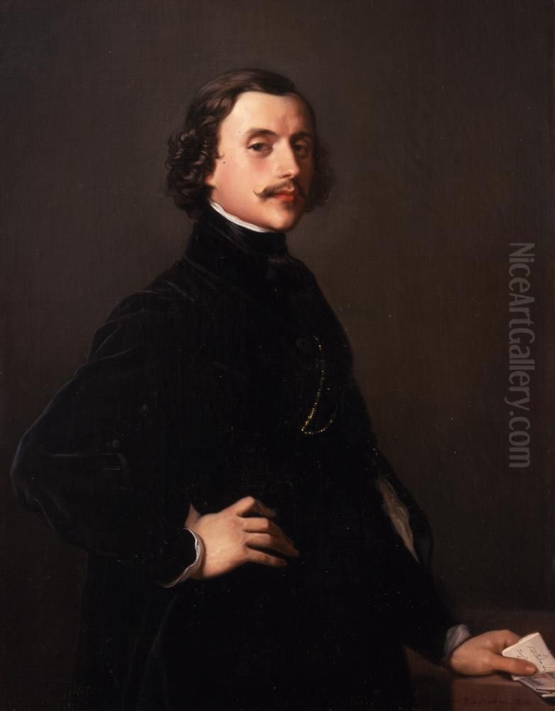 Pedro de Madrazo y Kuntz Oil Painting by Federico de Madrazo y Kuntz