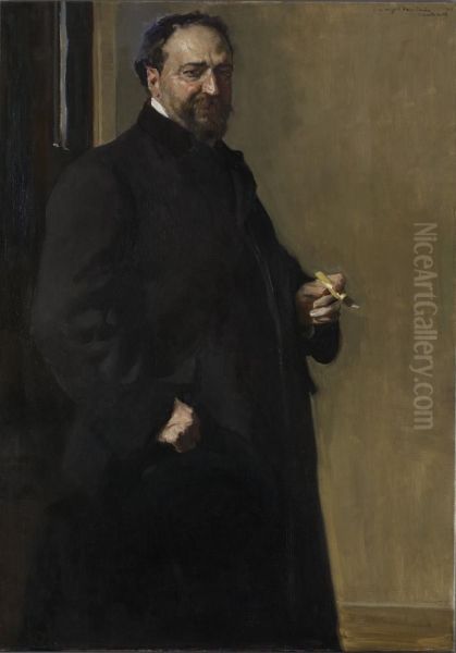 Vicente Blasco Ibanez Oil Painting by Joaquin Sorolla