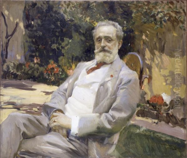 Raimundo de Madrazo y Garreta Oil Painting by Joaquin Sorolla