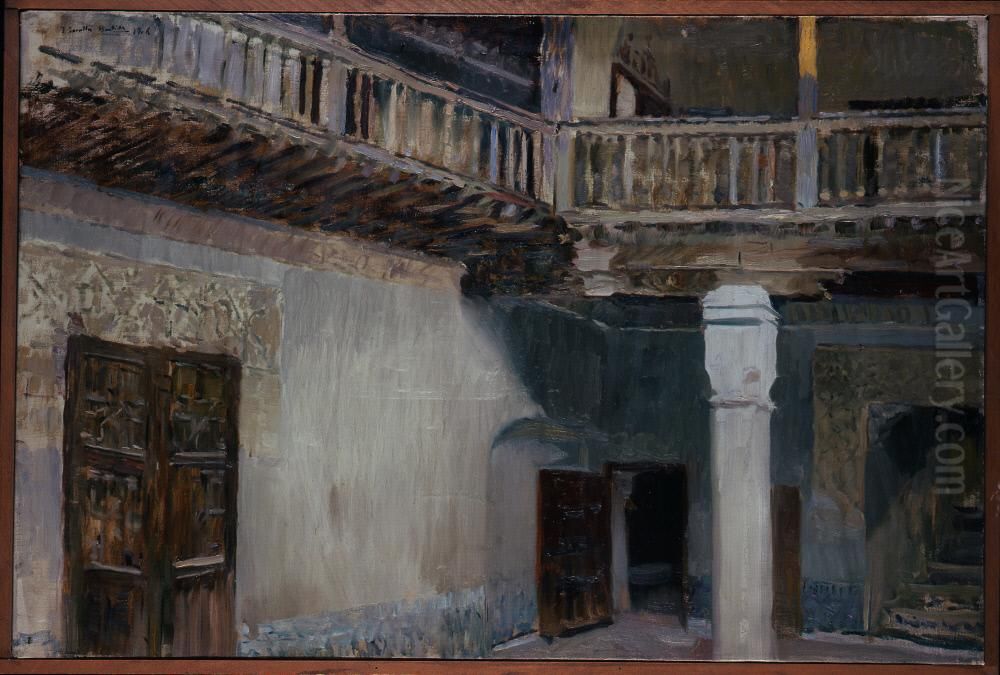 House of El Greco, Toledo Oil Painting by Joaquin Sorolla