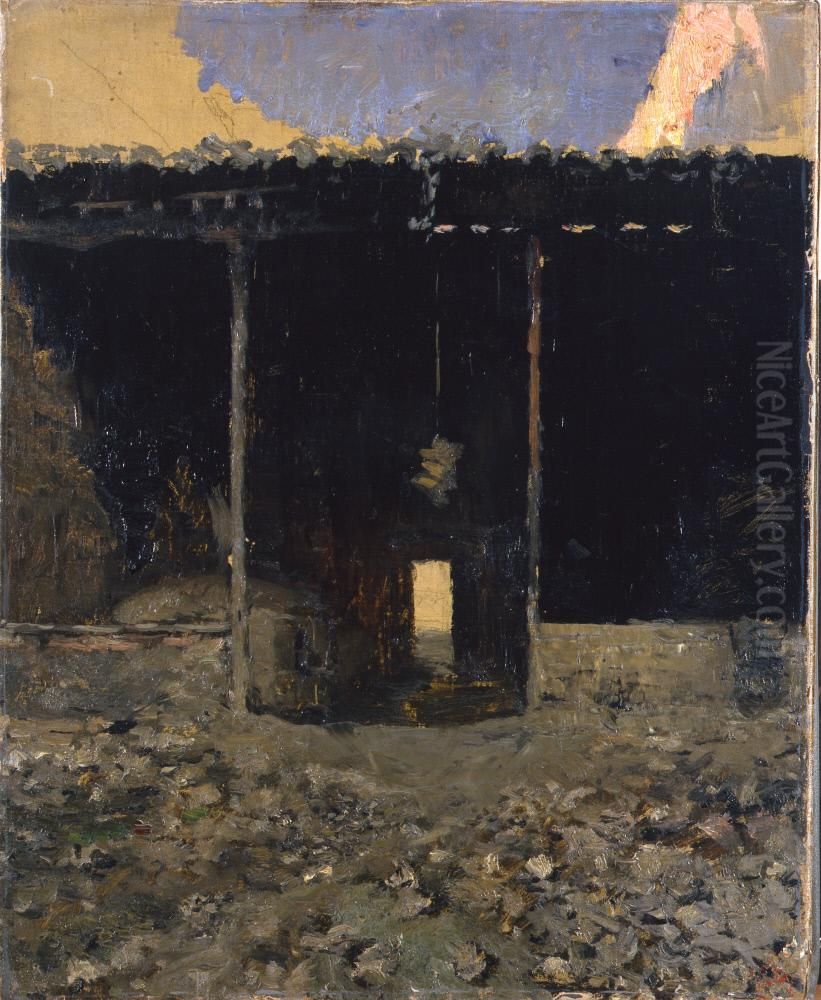 A Sketch Oil Painting by Maria Fortuny Marsal