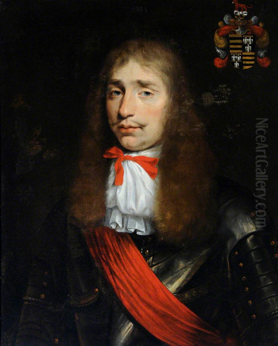 Philip Marett, Lieutenant Governor (1632) Oil Painting by Cornelis Janssens van Ceulen