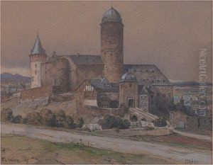 The Castle Genoveva in Mayen, Germany