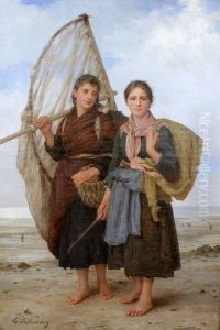 At low tide