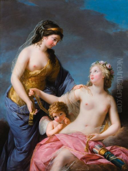 Juno Borrowing the Belt of Venus Oil Painting by Elisabeth Louise Vigee Le Brun