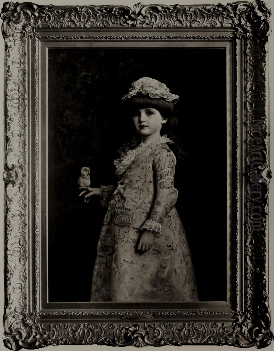 The Pet Bird Oil Painting by Sir John Everett Millais
