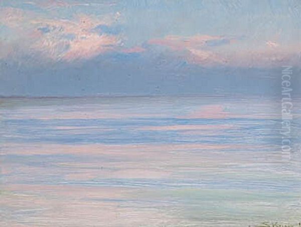 Blue marine. Oil Painting by Peder Severin Kroyer