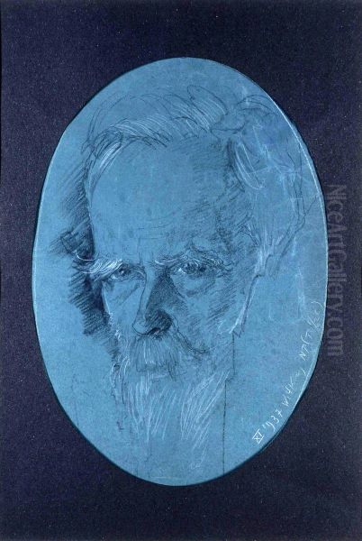 Portret Hansa Corneliusa Oil Painting by Stanislaw Ignacy Witkiewicz