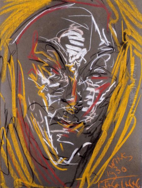 Portrait of Helena Bialynicka-Birula Oil Painting by Stanislaw Ignacy Witkiewicz