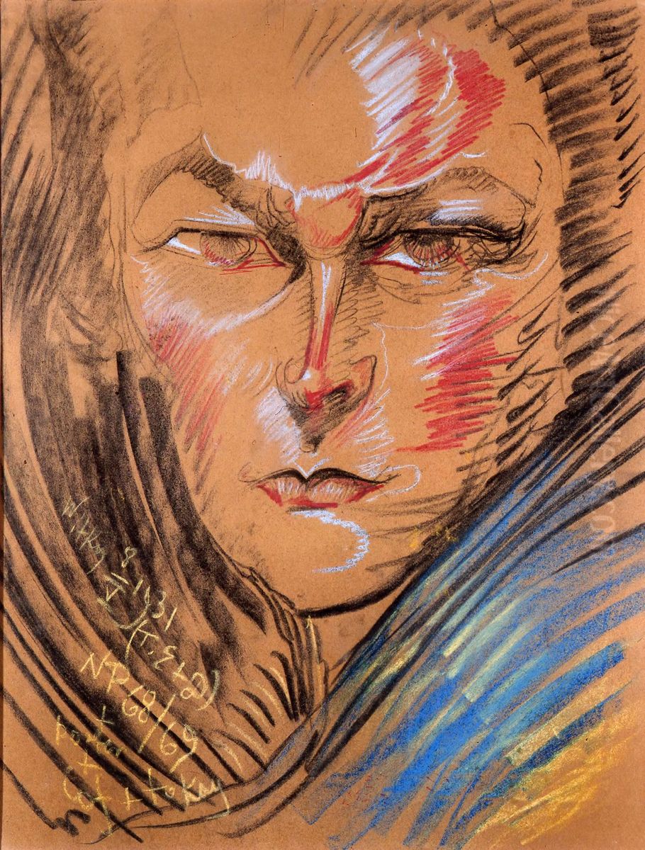 Portrait of Helena Bialynicka-Birula Oil Painting by Stanislaw Ignacy Witkiewicz (Witkacy)