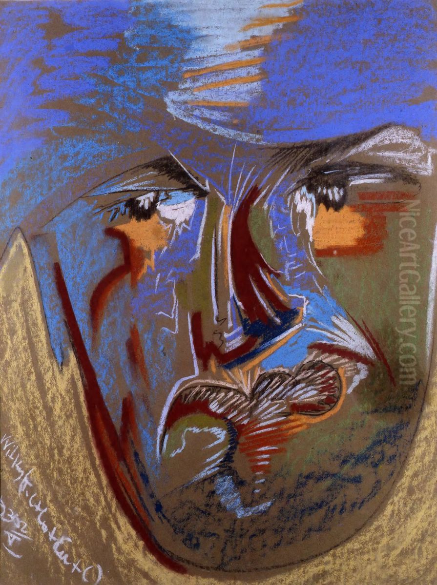 Portrait of Michal Choromanski Oil Painting by Stanislaw Ignacy Witkiewicz (Witkacy)