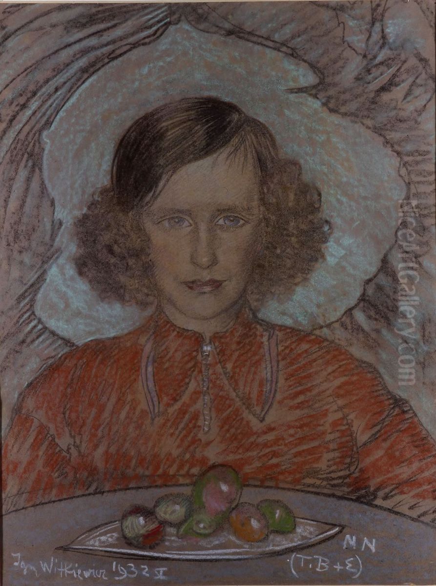 Portret Teresy Glod Oil Painting by Stanislaw Ignacy Witkiewicz (Witkacy)