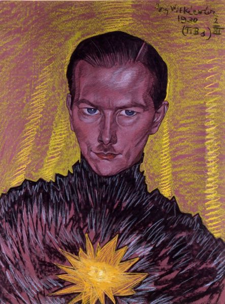 Portret Wlodzimierza Nawrockiego Oil Painting by Stanislaw Ignacy Witkiewicz (Witkacy)