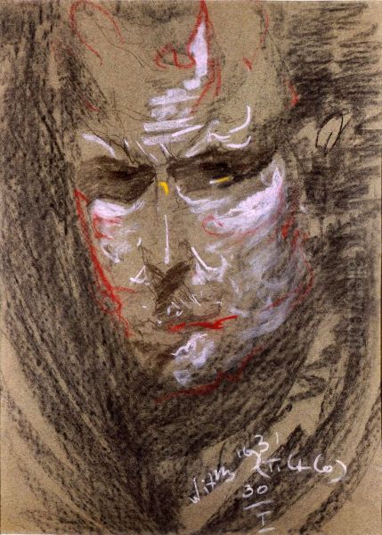 Portrait of Zan Junior Oil Painting by Stanislaw Ignacy Witkiewicz (Witkacy)