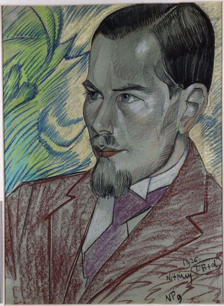 Portrait of Wlodzimierz Nawrocki Oil Painting by Stanislaw Ignacy Witkiewicz