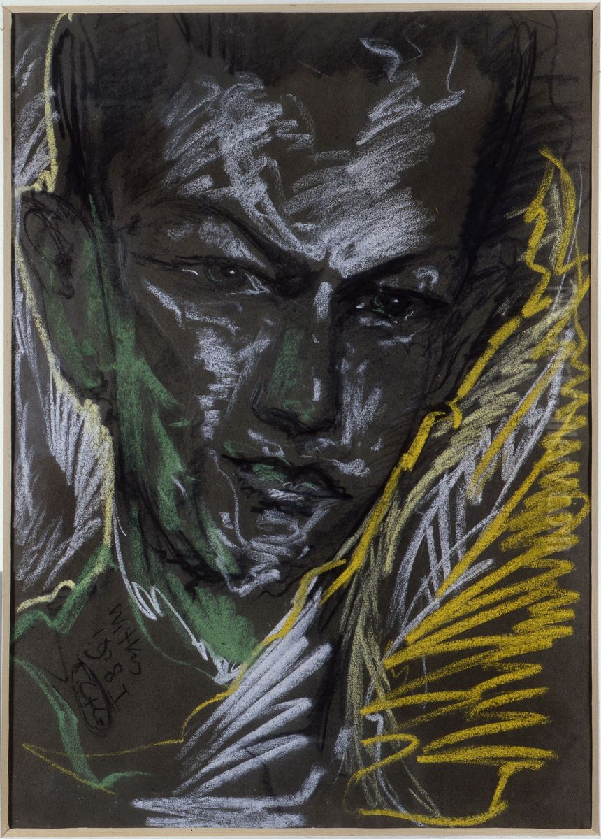 Portrait of Michal Bialynicki-Birula Oil Painting by Stanislaw Ignacy Witkiewicz (Witkacy) Portrait of Michal Bialynicki-Birula Oil Painting by Stanislaw Ignacy Witkiewicz (Witkacy)