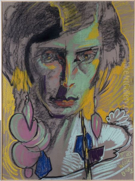 Portret Bohdana Filipowskiego. Oil Painting by Stanislaw Ignacy Witkiewicz