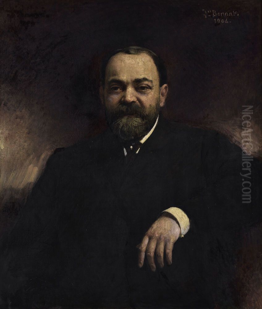 Portrait of Joseph Reinach Oil Painting by Leon Bonnat
