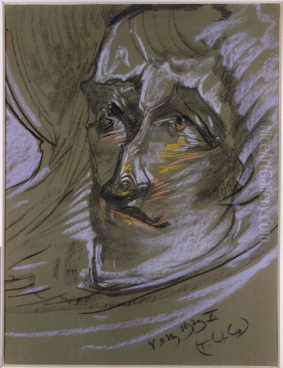 Portrait of Bohdan Filipowski Oil Painting by Stanislaw Ignacy Witkiewicz (Witkacy) Portrait of Bohdan Filipowski Oil Painting by Stanislaw Ignacy Witkiewicz (Witkacy)