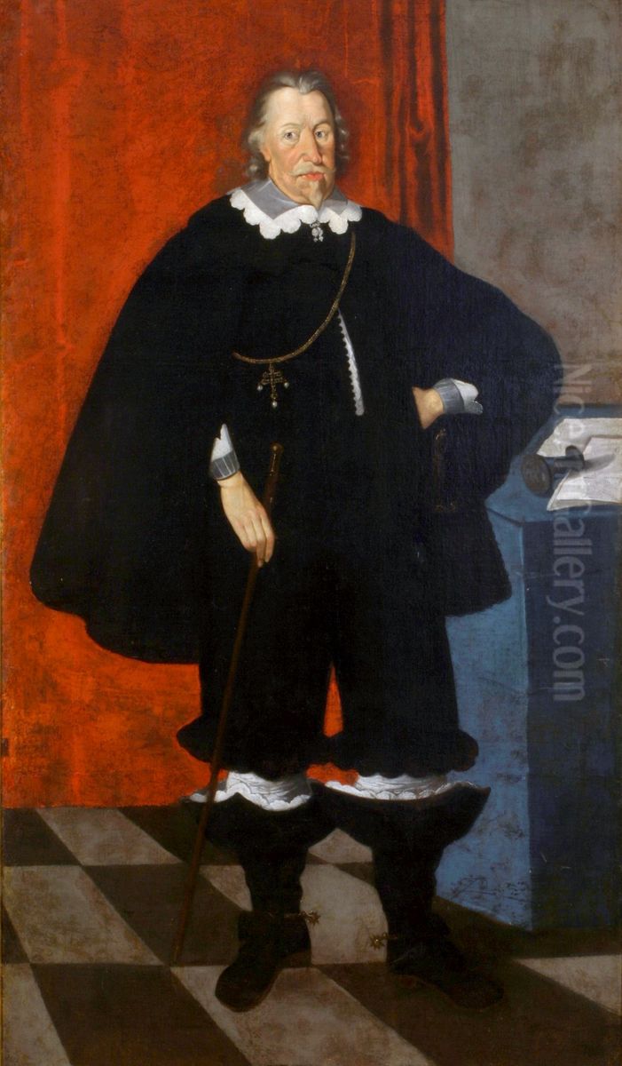 Portrait of Albrecht Stanislaw Radziwill Oil Painting by Peter Danckerts de Rij