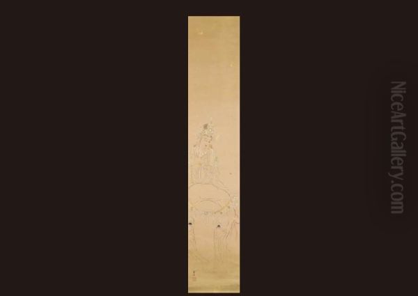 Fugen Oil Painting by Kimura Buzan