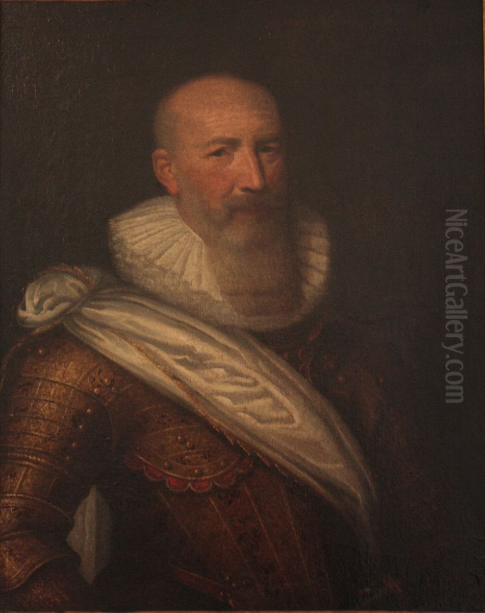 Portrait of Maximilien de Bethune, Duke of Sully Oil Painting by Frans Pourbus the younger