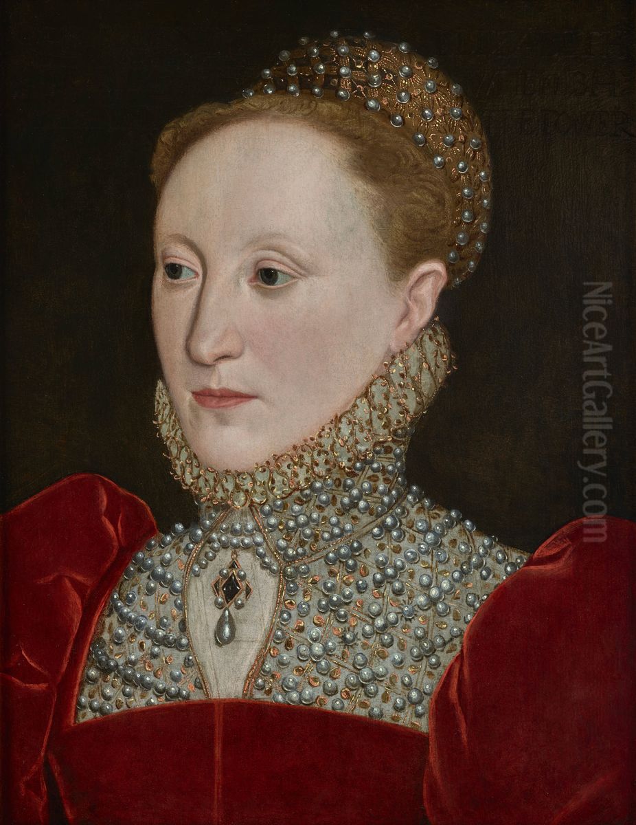 Queen Elizabeth I of England (1533-1603) Oil Painting by Unidentified painter