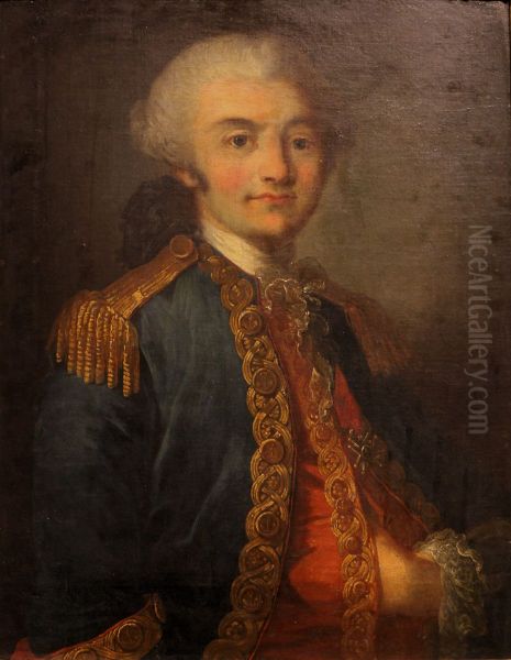 Portrait du CV de Trolong du Rumain Oil Painting by unknown