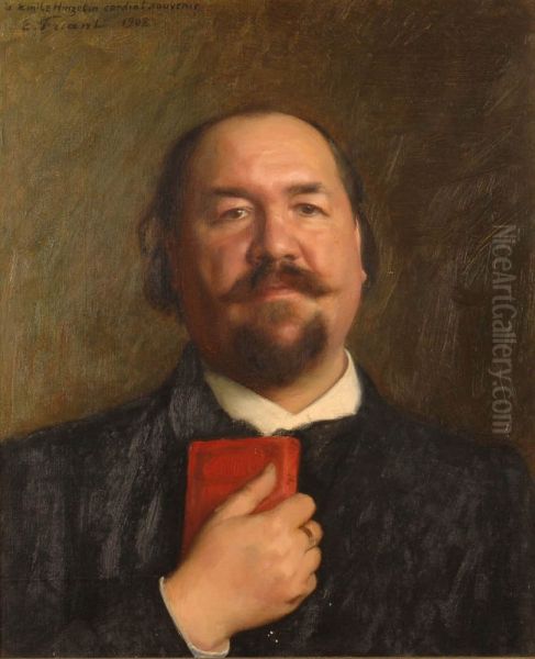 Portrait de M. Emile Hinzelin Oil Painting by Emile Friant