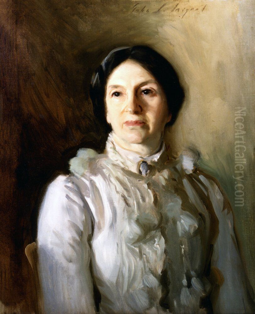 Annie Adams Fields Oil Painting by John Singer Sargent