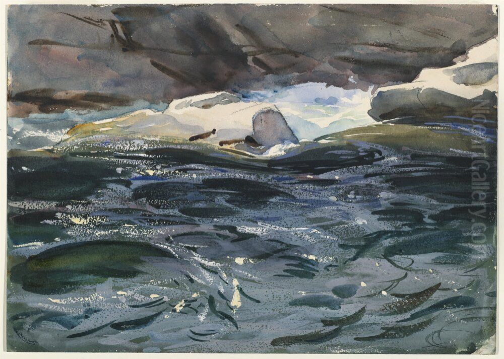Salmon River Oil Painting by John Singer Sargent