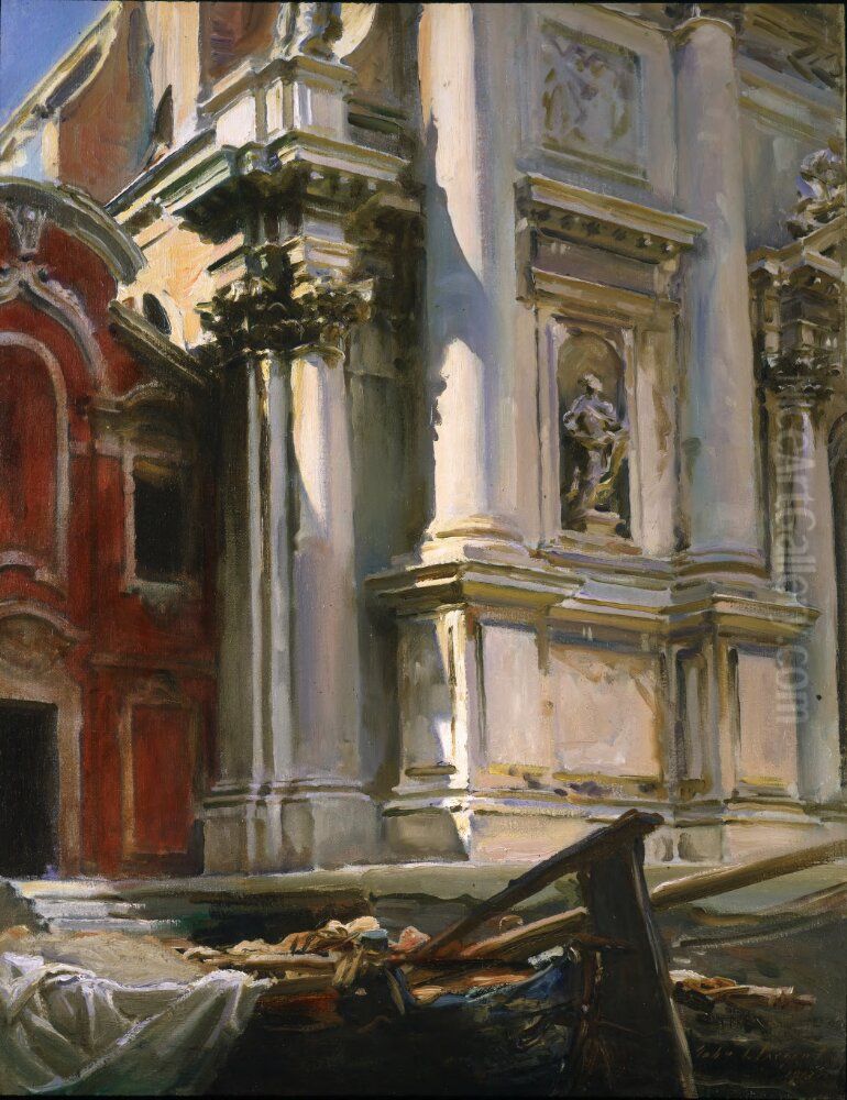Horn av kyrkan San Stae, Venedig Oil Painting by John Singer Sargent