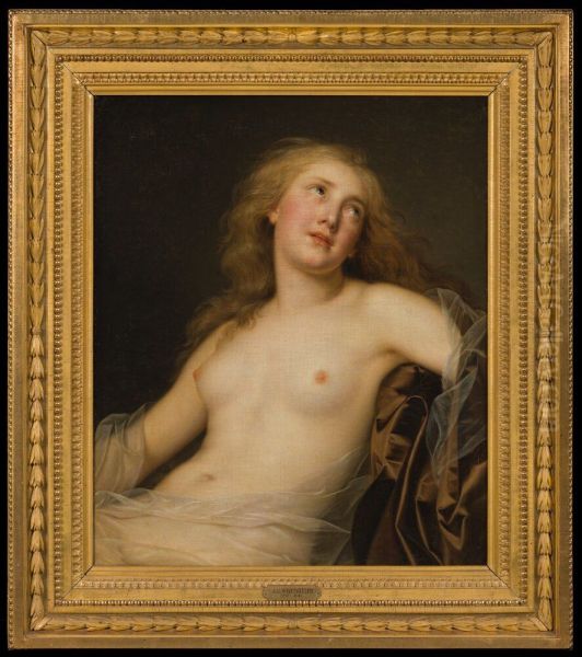 Studie for Ariadne pa Naxos Oil Painting by Adolf Ulrik Wertmuller