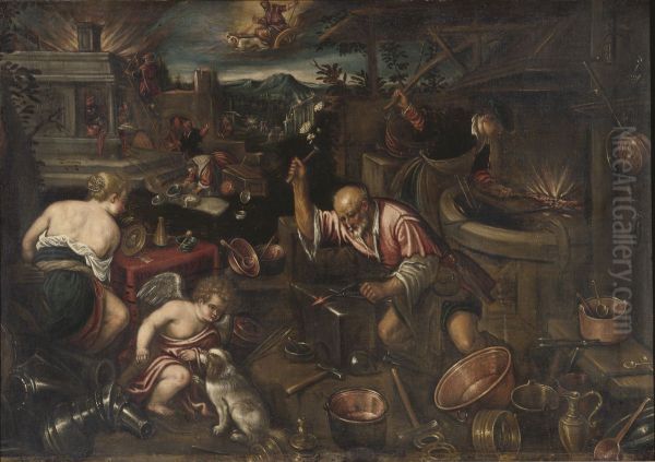 Elden Oil Painting by Jacopo Bassano