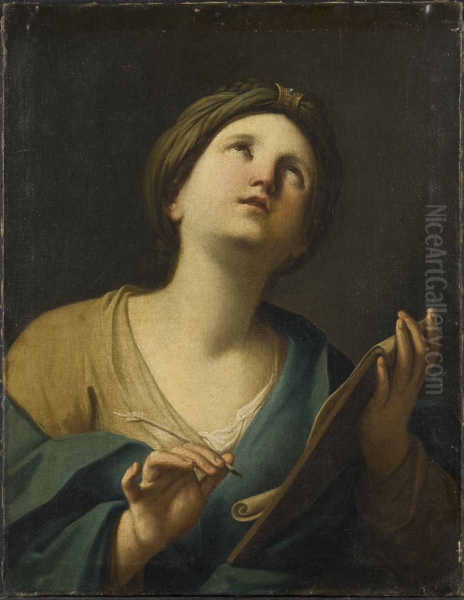 A Sibyl Oil Painting by Guido Reni A Sibyl Oil Painting by Guido Reni