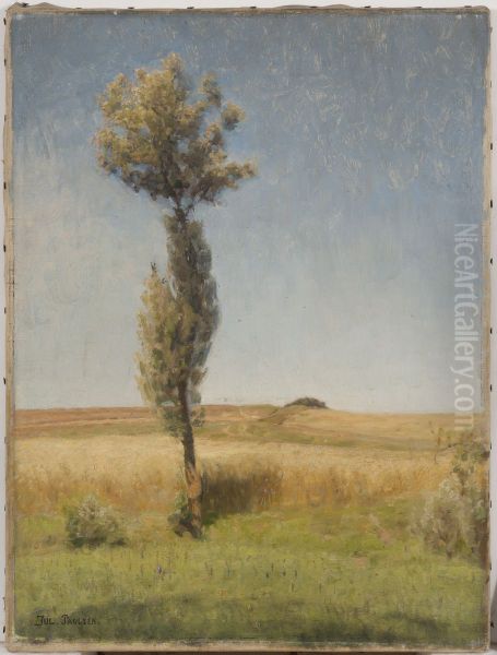 Tradet Oil Painting by Julius Paulsen