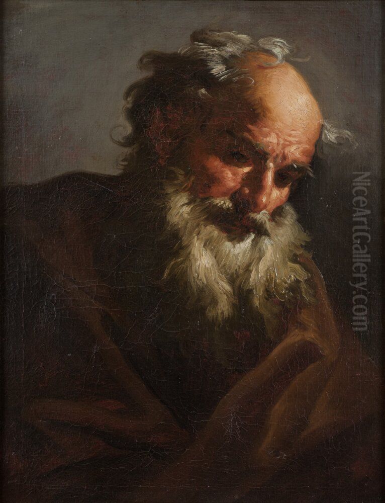 Gubbhuvud Oil Painting by Petr Brandl