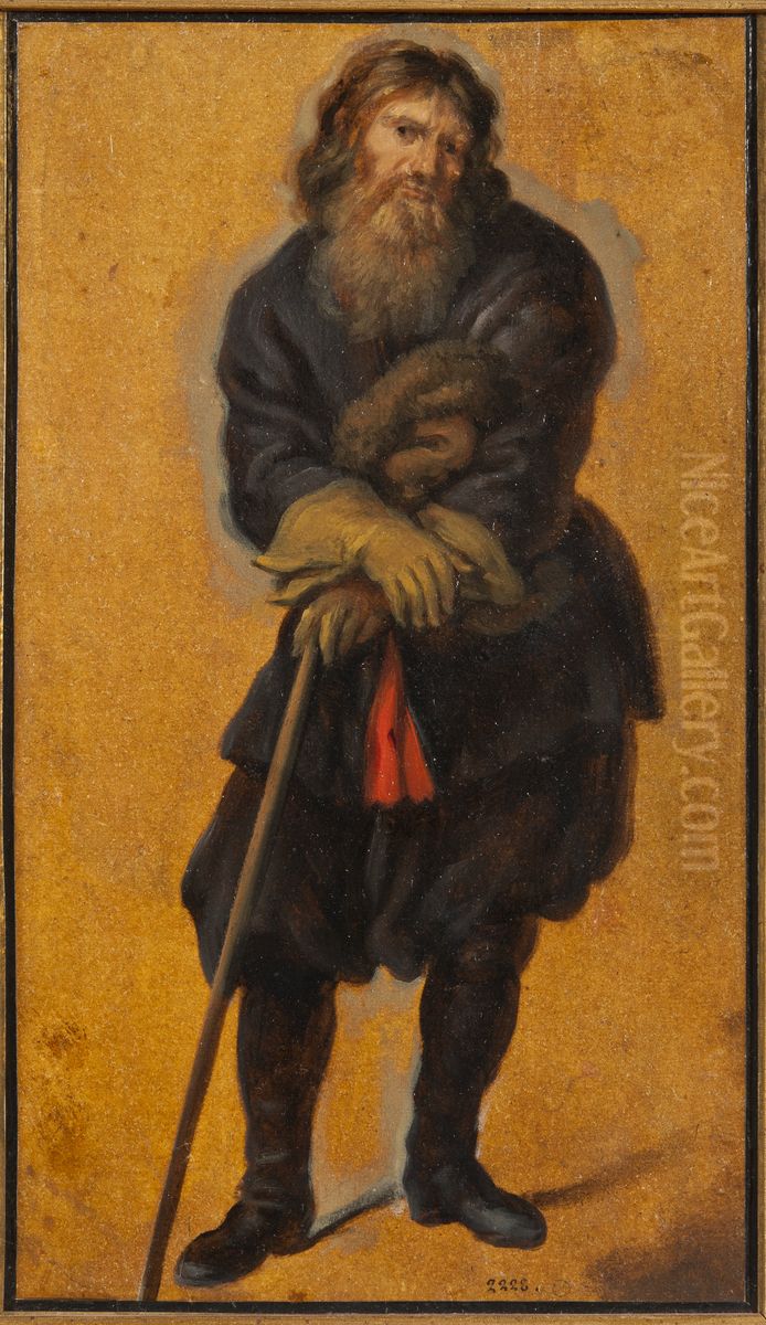 Per Olsson, bondestandets talman. Oil Painting by David Klocker Ehrenstrahl